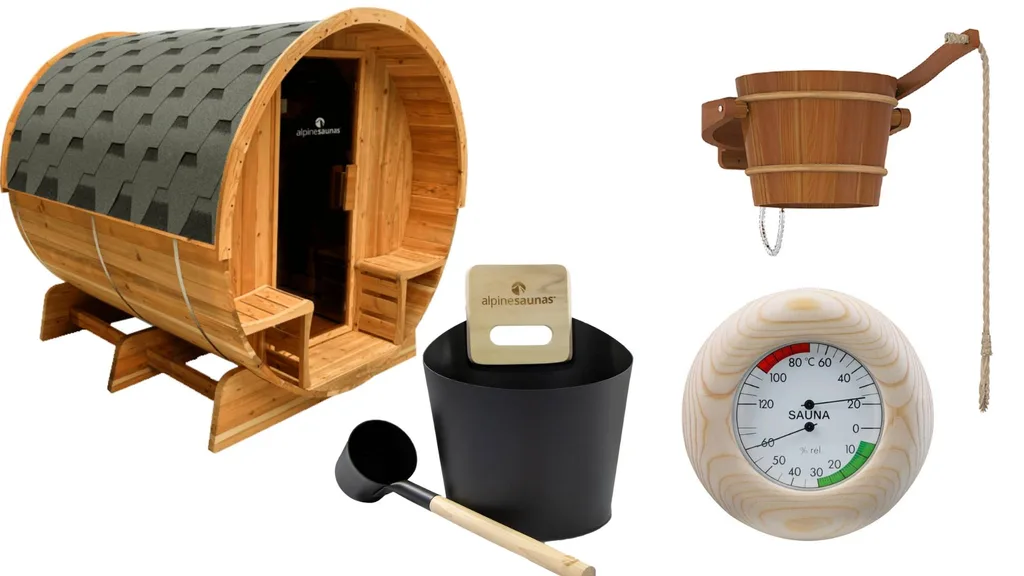 Quatre produits de sauna 