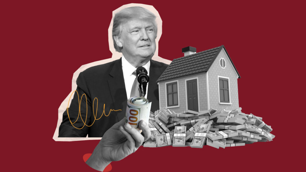 Trump house piles of cash