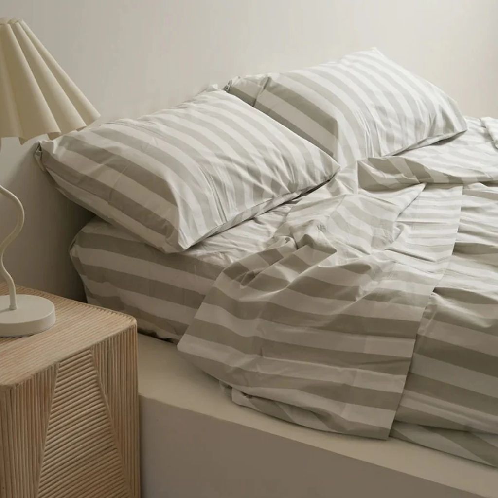 Ensemble de draps en coton délavé