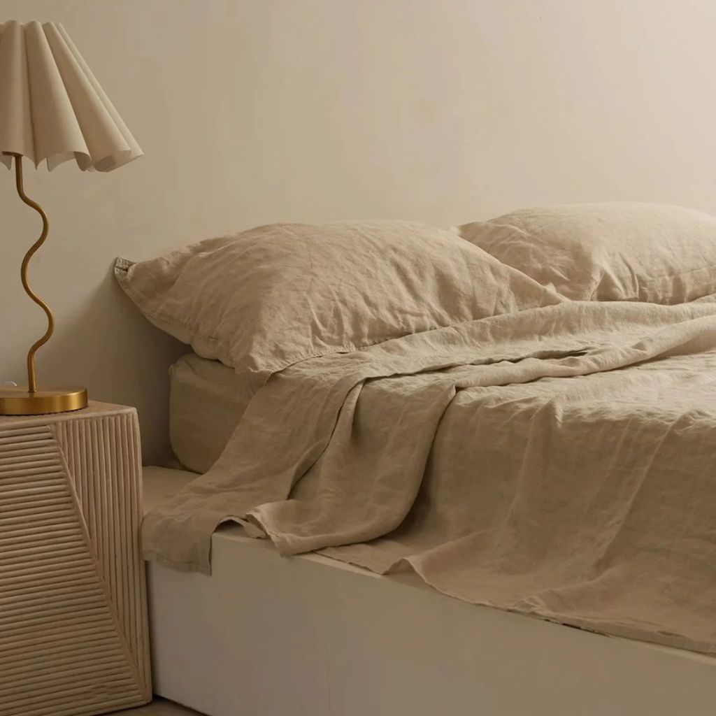 Ensemble de draps en lin français