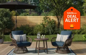 Soldes de fin de saison Lowe&rsquo;s : jusqu&rsquo;à 50 % sur les meubles de patio, gazebos et bien plus encore