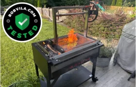 Avis sur le Gril Blackstone Bronco à Flamme Ouverte : Style Santa Maria au Jardin