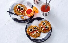Recette d&rsquo;Halloween : Beignets freaky Kumara & courgettes