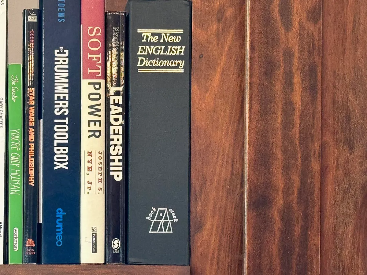 Jssmt book safe in book shelf next to regular books